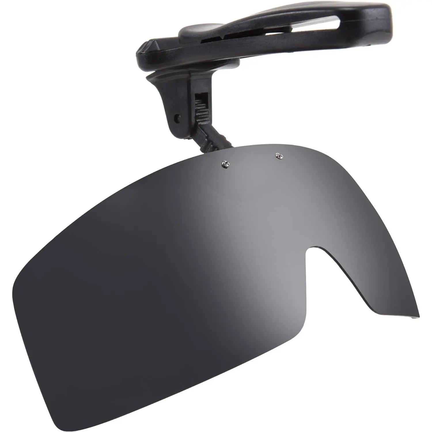 Karsaer Vision Adjustable Clip-On Polarized Hat Visor Sunglasses - Unisex Anti-Glare UV400 Protection Outdoor Sports Eyewear, MTB Sunglasses, Bike Shades for Biking, Fishing