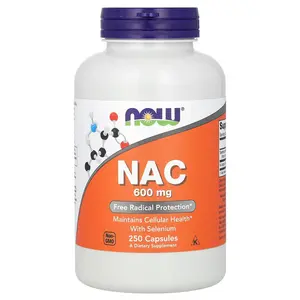 NOW Foods NAC, 600 mg, 250 Capsules