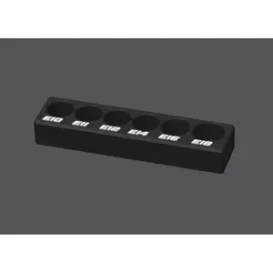 Magnetic E Torx Socket Organizer – Fits Pittsburgh 68016 | 6Pc External E Socket Holder | 3D Printed 3/8 Drive