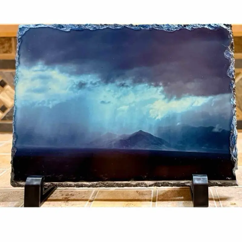 Custom Photo Slate - Unique Landscape Design for Home Decor & Artistic Display
