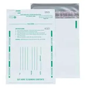 212 MAIN Tamper-Proof Night Deposit Bag, 10x13 in Numbered Set, 100-Pack with Cash Envelopes, Office Supplies for Accounting Needs