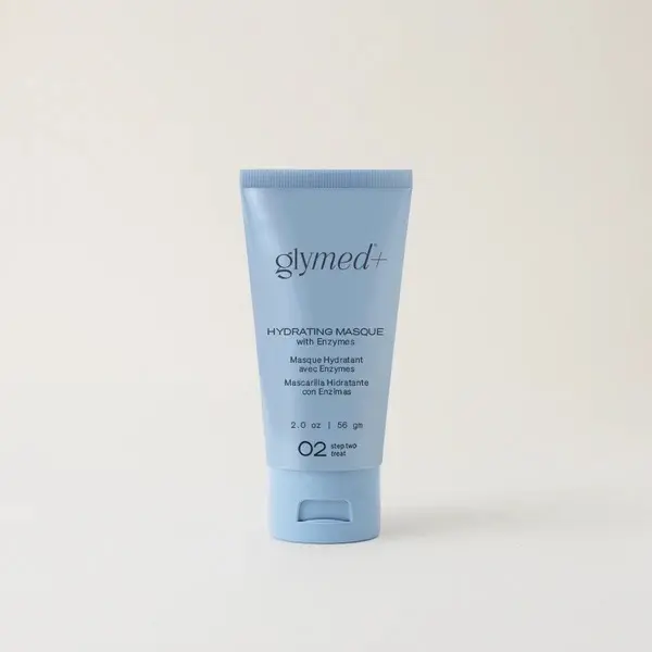 Glymed Plus Enzyme-Infused Hydrating Face Mask Cream (US-GM-061R, 2 oz/59 ml) - Moisturizer with Hyaluronic Acid, Allantoin & Aloe Extract for Sensitive Skin, At-Home Hydrafacial for Youthful Radiant Skin, Facial Treatment, Gentle, Soothing, Nourishing, S