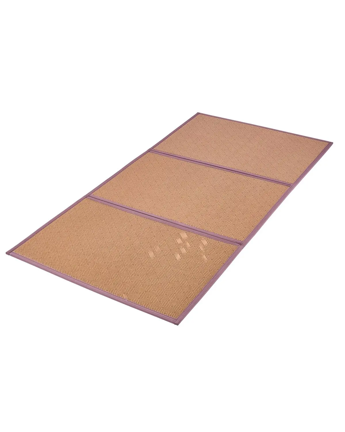 Japanese Tatami Mat Full XL 55'' X 80'' Foldable Handwoven Rattan Tatami Mat With Non-Slip Surface And Easy Cleaning Breathable Summer Mattress For Sleeping, Meditation, Yoga, And Comfortable Floor Bedding For Home Use