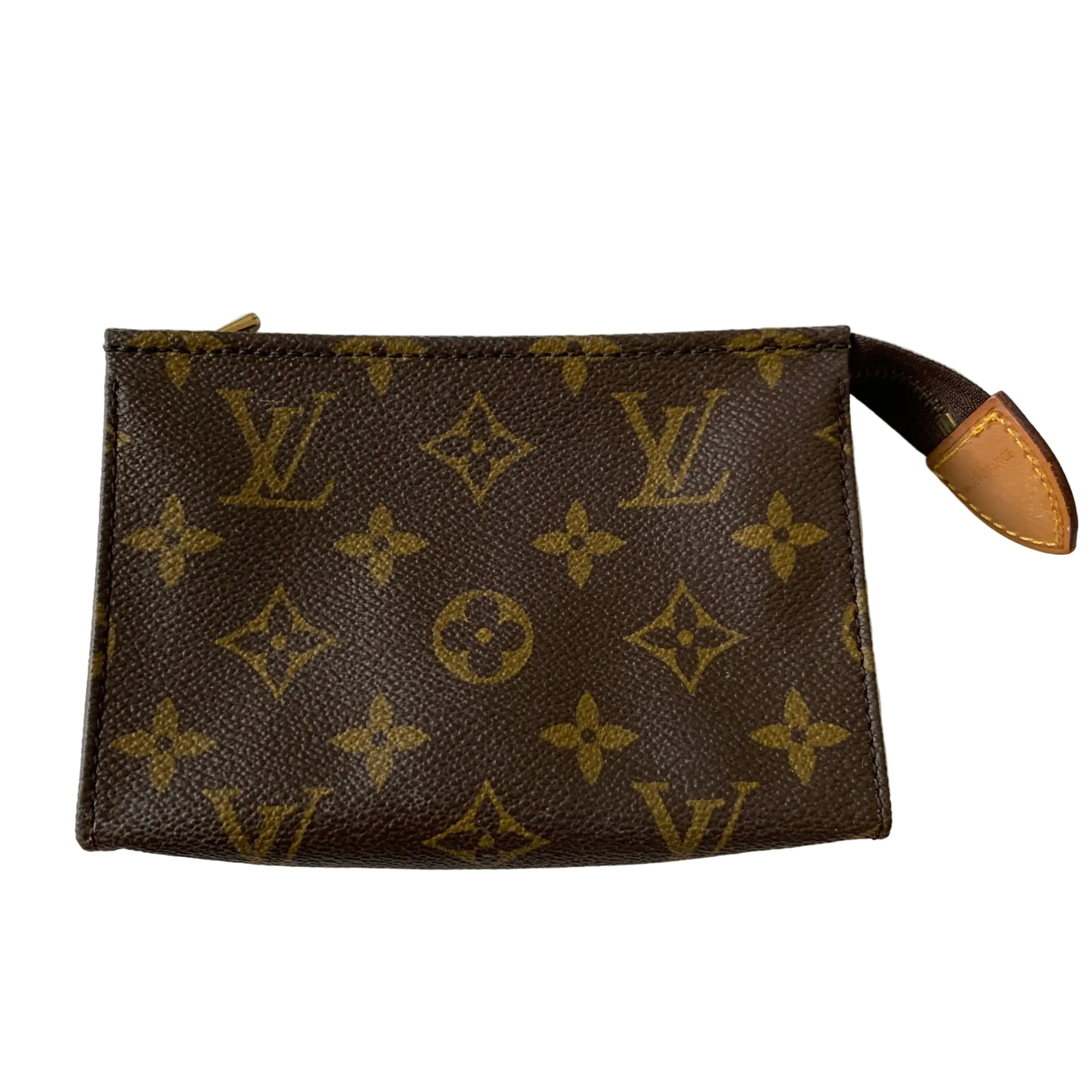 Pre-owned Louis Vuitton Toiletry Toiletry Bags Bags Bags Bags Bags Bags monogram pouch 15 TH0921 authentic with COA