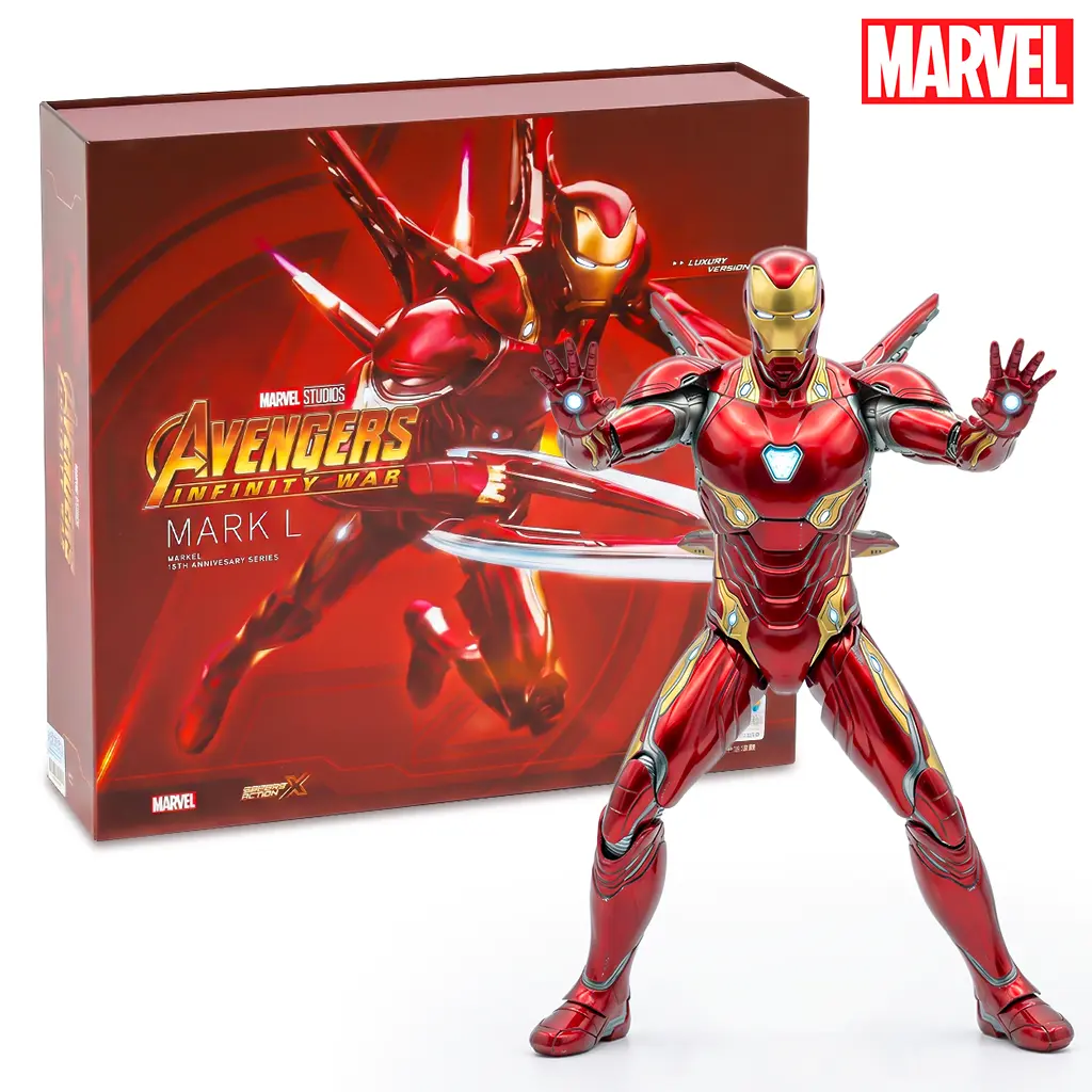 Marvel Iron Man Mark L Deluxe Collectible Action Figure Inspired by Avengers: Infinity War