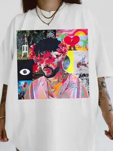 [SALE UP TO 30%] + [FREE SHIP] Bad Bunnie Shirt, Latin Benito Fan Music Graphic Shirt, Halftime 2026, Colorful Graphic Tee Gift For Music Fan Men Women