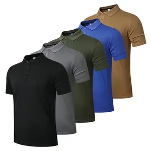 【Purchase One Size Large】3/5/6 Pack Men‘s Polo Shirts Quick Dry Short Sleeve Tshirts Moisture Wicking Summer Casual  Workout Tops Athletic Soft Breathable Classic Collared Polo Shirts for Work, Golf, Travel & Everyday Wear