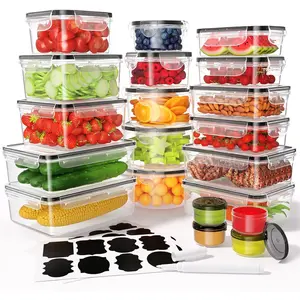 40 Pcs Food Storage Containers with Lids  KEMETHY