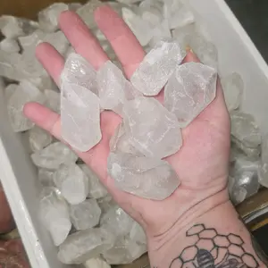 Raw Quartz points - 1lb Raw Quartz points - 1lb