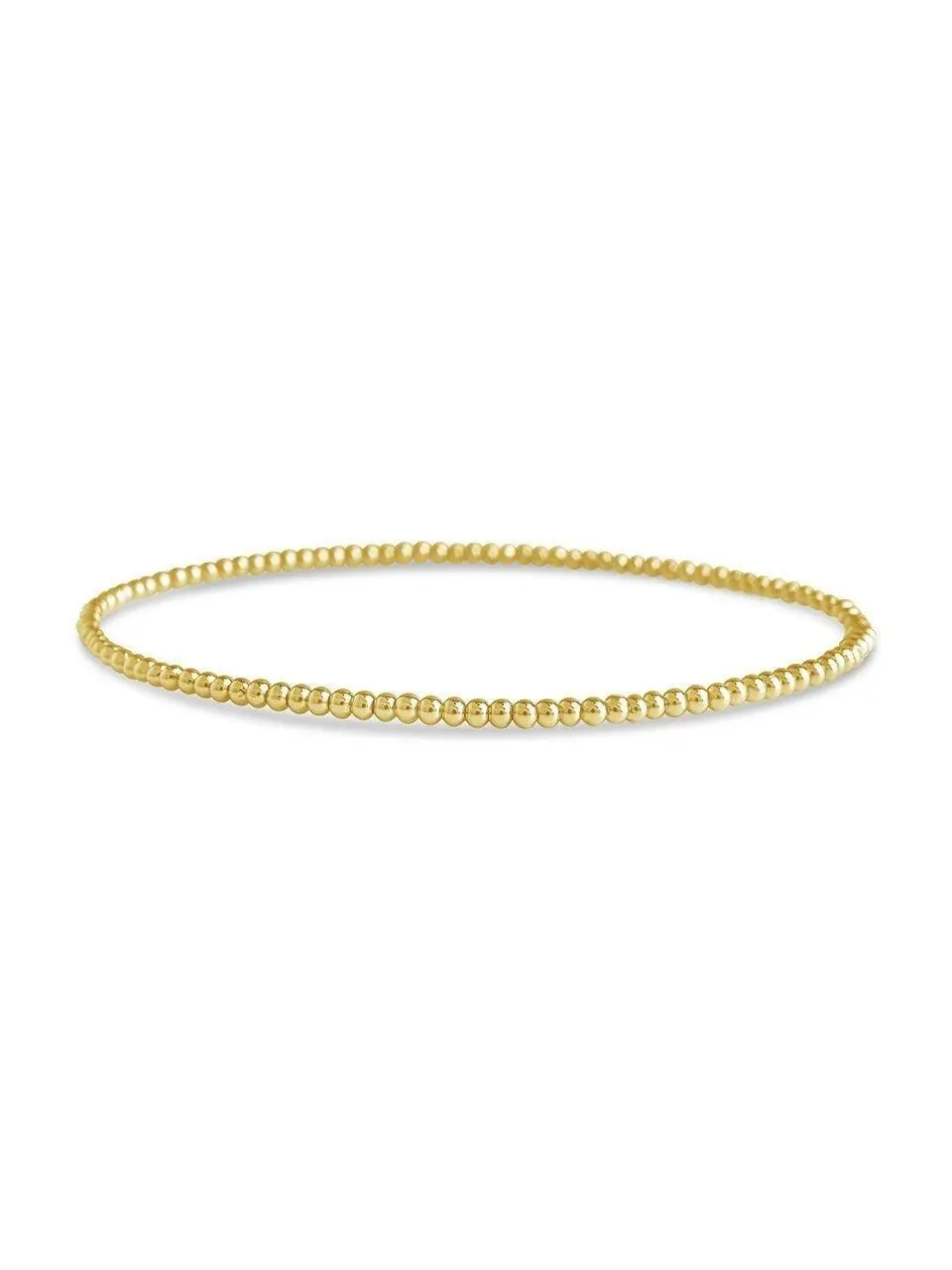 Sterling Silver Beaded Stretch Bracelets