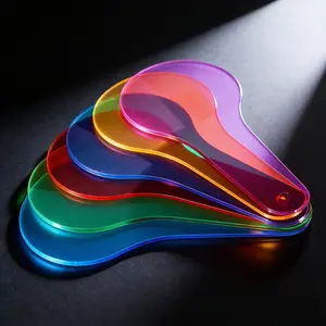6Pcs Color Transparent Optical Plates, Primary Color Learning Tools, Physics Science Teaching Aids for Educational Experiments & Classroom Demonstrations