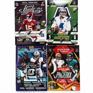 (923) Collectible Sports Cards NFL 4-Box Downtown, Kaboom Hunt - Pick Your Team Break, Optic, Phoenix, Absolute, Mosaic, Loaded Rookie Class, All Cards Ship, Rip When Full (Teams Available)
