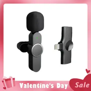 VIMAI Wireless Lavalier Microphone(Lightning Port) for iPhone, iPad-Crystal Clear Sound Quality for Recording,Live Streaming, YouTube, Facebook,Audio Noise Smartphone Valentine's Day