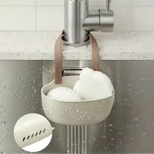 1 Piece Drainer, Hanging Basket, Single and Double Sink, Hanging Bag, Soap Sponge Holder, Washcloth Organizer, Bathroom Soap Shelf