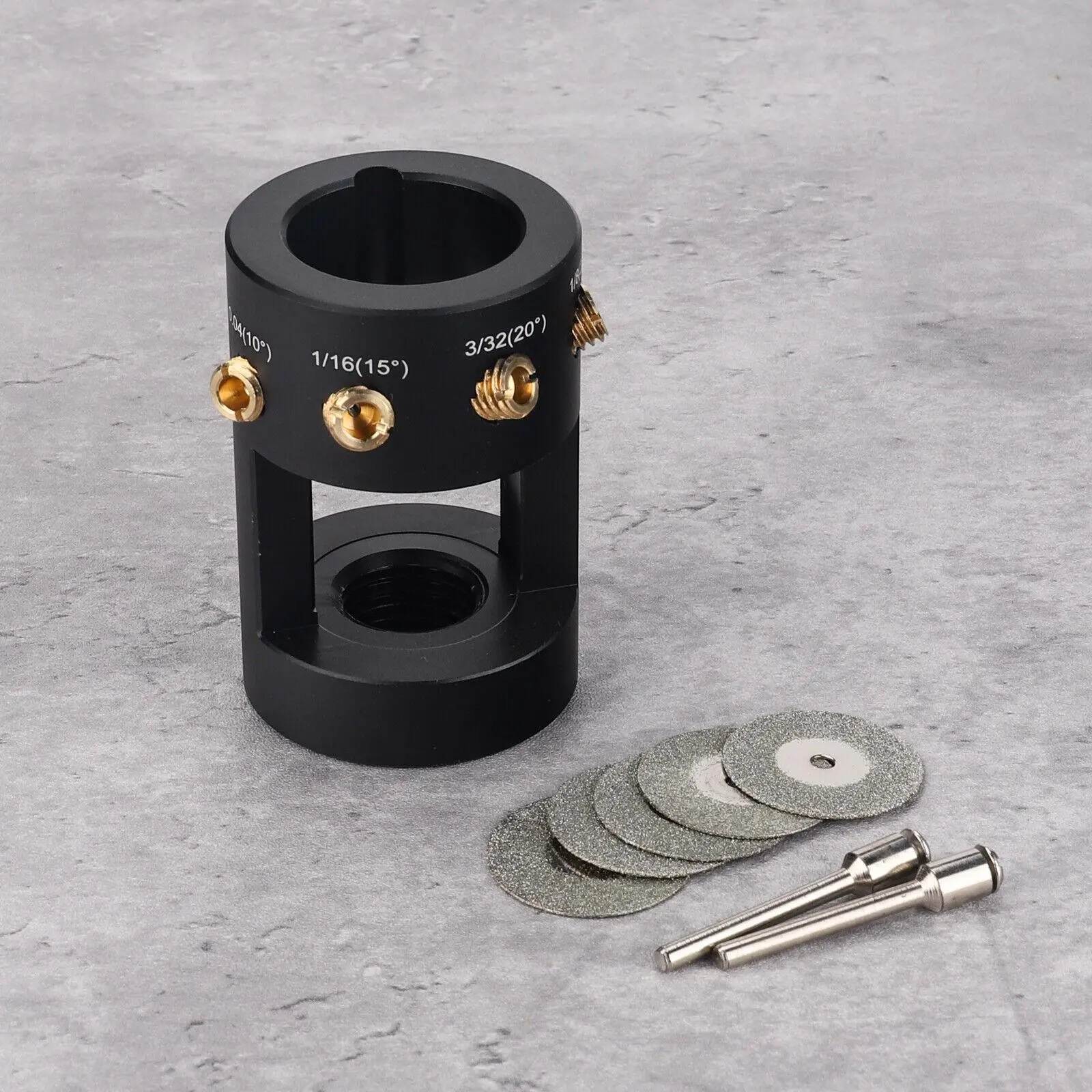 Tungsten Grinder & Sharpener with Multi-Angle Offset Head, Grinding Wheel, Rotary Tools for TIG Welding Weld Prep, Automotive Engine Repair