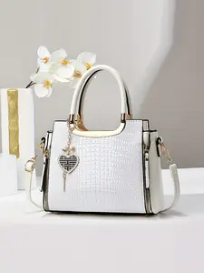 New High-End Fashion Women's Simple Handbag Versatile Shoulder Bag Trendy Crossbody Bag, Stylish and Elegant Design, Perfect for Daily Use