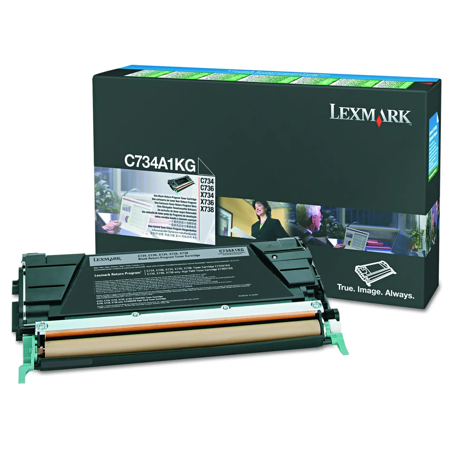 Lexmark Toner Cartridge X746H1KG Black 12,000 Page Yield
