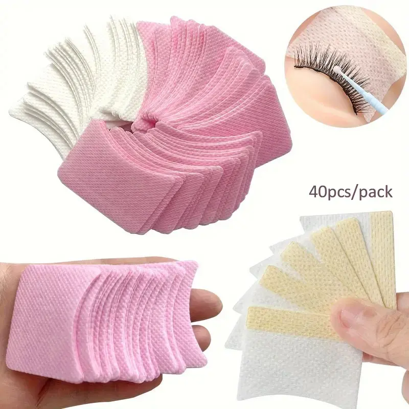 Eyelash Extension Tape, 40pcs Eyelash Tape for Lash Lift, Eyelash Perming Patches, Eyelash Makeup Tool, Eye Makeup Tools for Women & Girls, Makeup Accessories