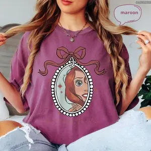 Retro But Daddy I Love Him Shirt,  For her, women's day gift, Cute Shirt, Little Mermaid Shirt Trip 2025 Shirt, Princess Graphic Tee , Old School Outfit