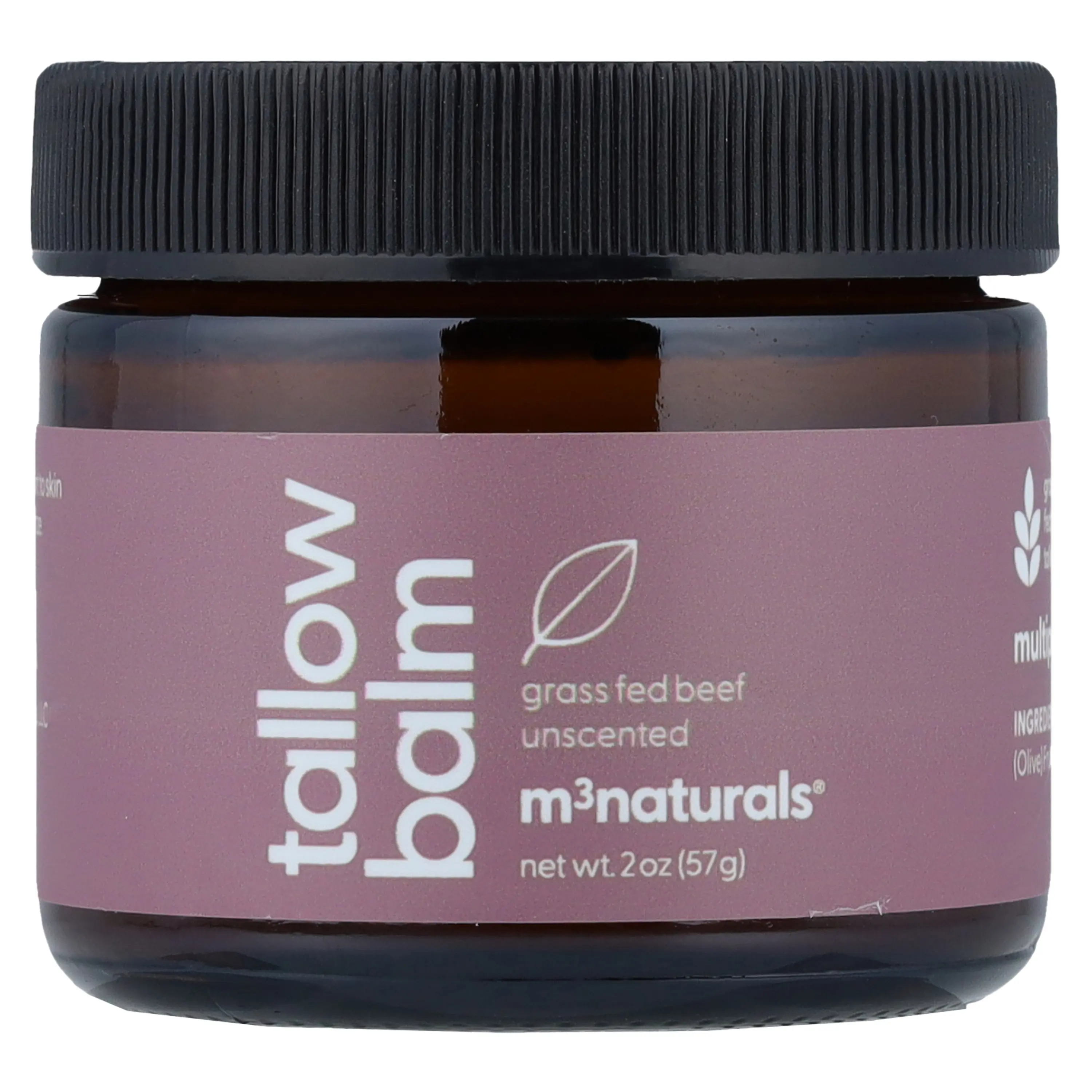 M3 Tallow Balm, Unscented, 2 oz (57 g)