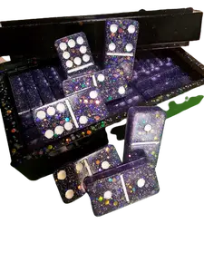 Custom Resin Domino sets with or with out box Wright Touch Creations: Homeade, Transformations, creations