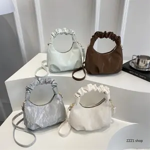 2026 "Cloud Bag" — Pleated Mini Handbag | Chic & Sophisticated Cloud-Style Top-Handle/Crossbody Bag