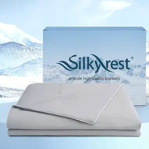 The Mother's Day Gift Silkyrest  Comforter Cooling Blankets Q-Max>0.4 Breathable Soft Lightweight cooling Blankets for Hot Sleepers and Night Sweats Cozy Room Accessory for All Seasons Bedding to Keep Cool for Night Sweats cool bed accessories