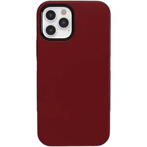 Burgundy Red on Black | Ultra-Protective Bold Case