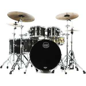 Mapex Saturn 5-piece Studioease Shell Pack - Satin Black (SR628XUFB)