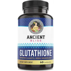 Ancient Bliss S-Acetyl Glutathione Supplement - Cellular Antioxidant & Immune Support for Men & Women - 60 Capsules - Non-GMO, High Bioavailability