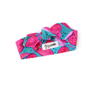 Alaina Heart Topknot Headband Baby Hair Accessory Valentines Day Hearts