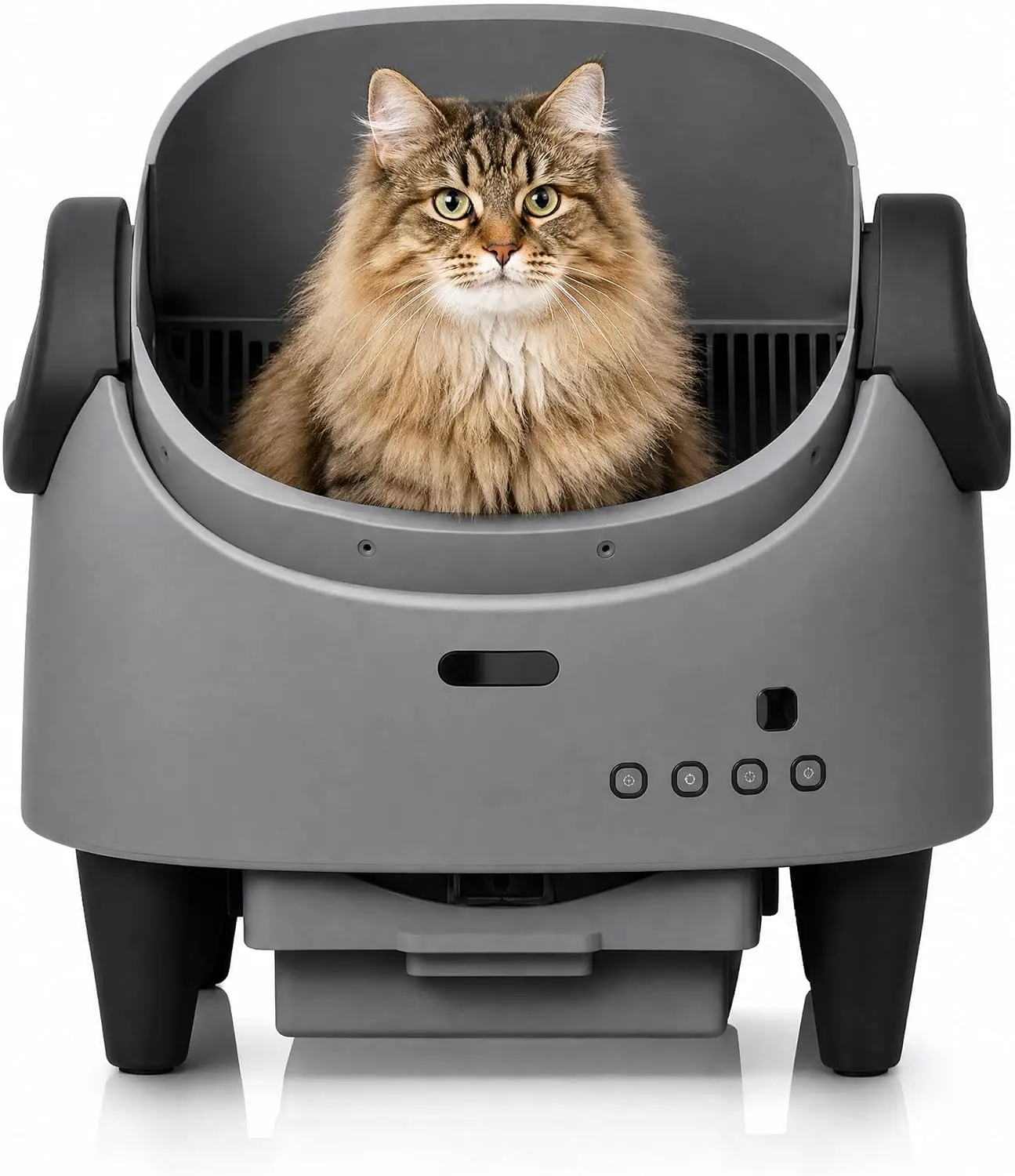 Top-Open Self-Cleaning Smart Litter Box |   Automatic Cat Litter Pan