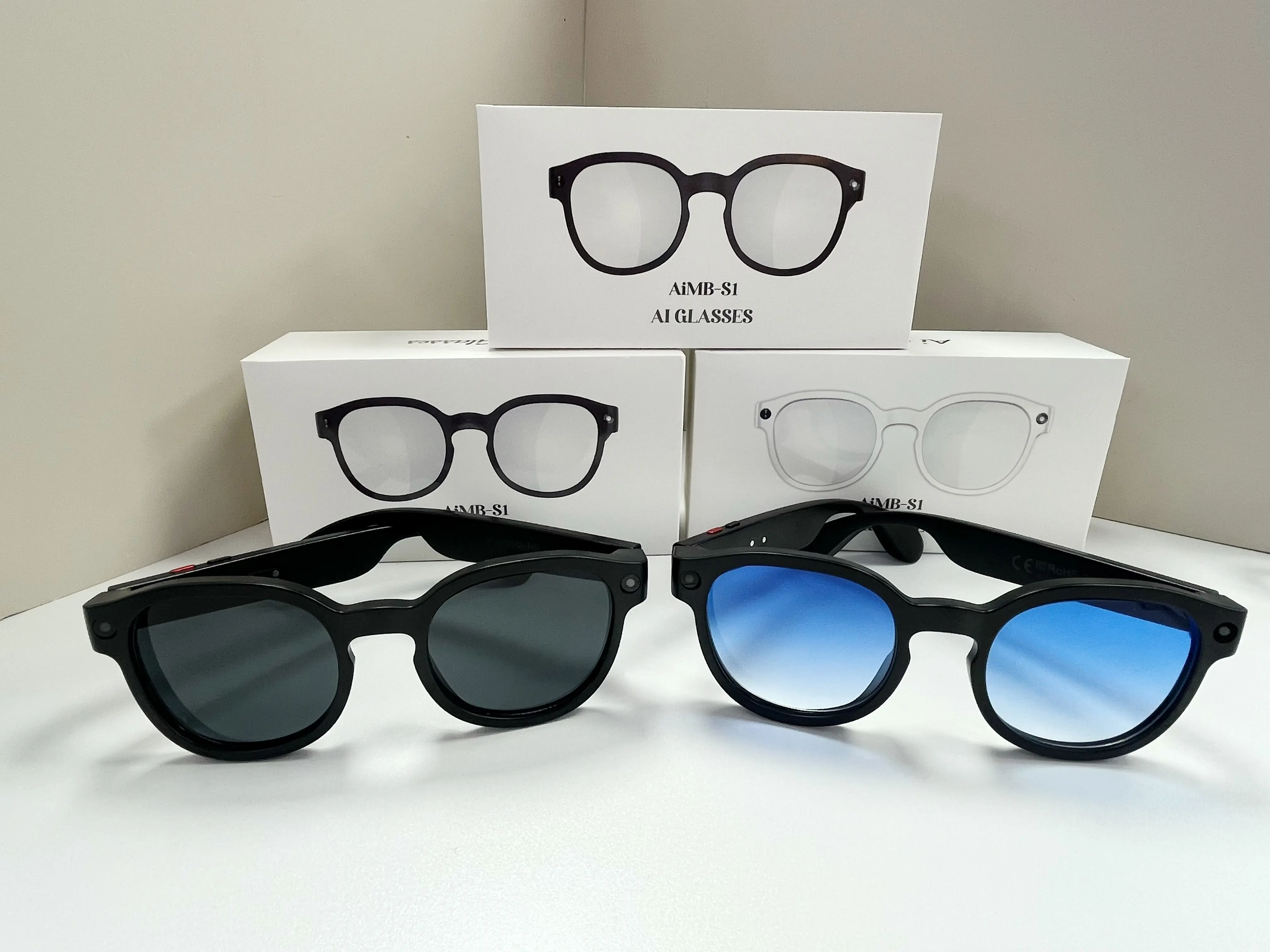 2026 AI Smart Glasses Camera HD Video Recording Glasses with Audio, Real-Time Translation, Bluetooth Call & Music, AI Object Recognition, Touch Control, Wearable Camera Glasses for Men Women Travel Outdoor