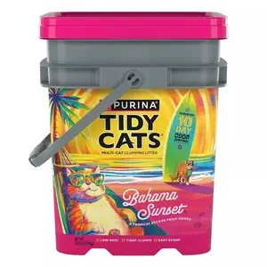 Tidy Cats Bahama Sunset Clumping Scented Cat Litter - 35lbs Tidy Cats Bahama Sunset Clumping Scented Cat Litter - 35lbs