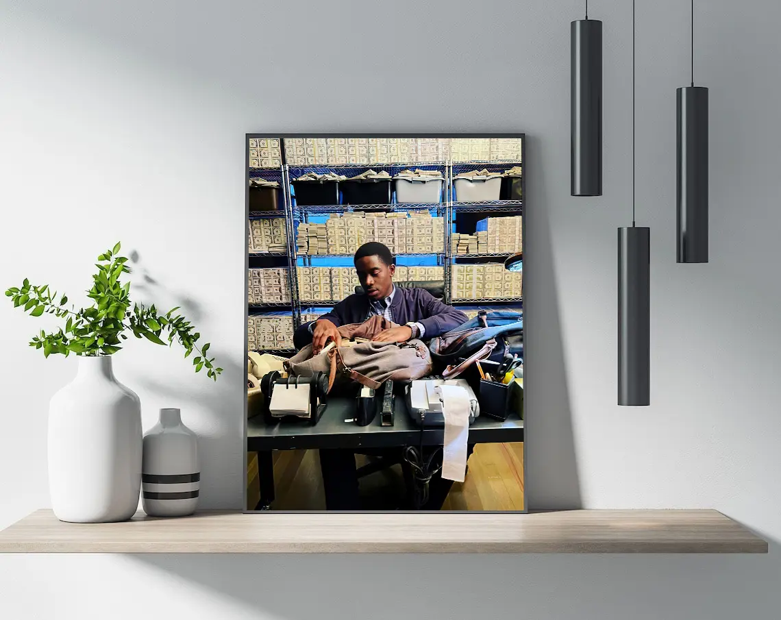 Franklin Saint Snowfall Damson Idris Poster Decor Artwork Print Wall Ornaments Decoration Artistic Room Photo