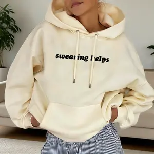 Swearing Helps Hoodie for Women,Comfy and Stylish Hoodie, Perfect Gift for Her, Cozy and Trendy Sweatshirt for Everyday Comfort