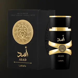 Lattafa Asad 100ML 3.4 Fl Oz Eau de Parfum Floral Fragrance Perfume Scent