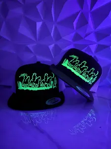 Night West Trucker SnapBack Hat Glow in the Dark