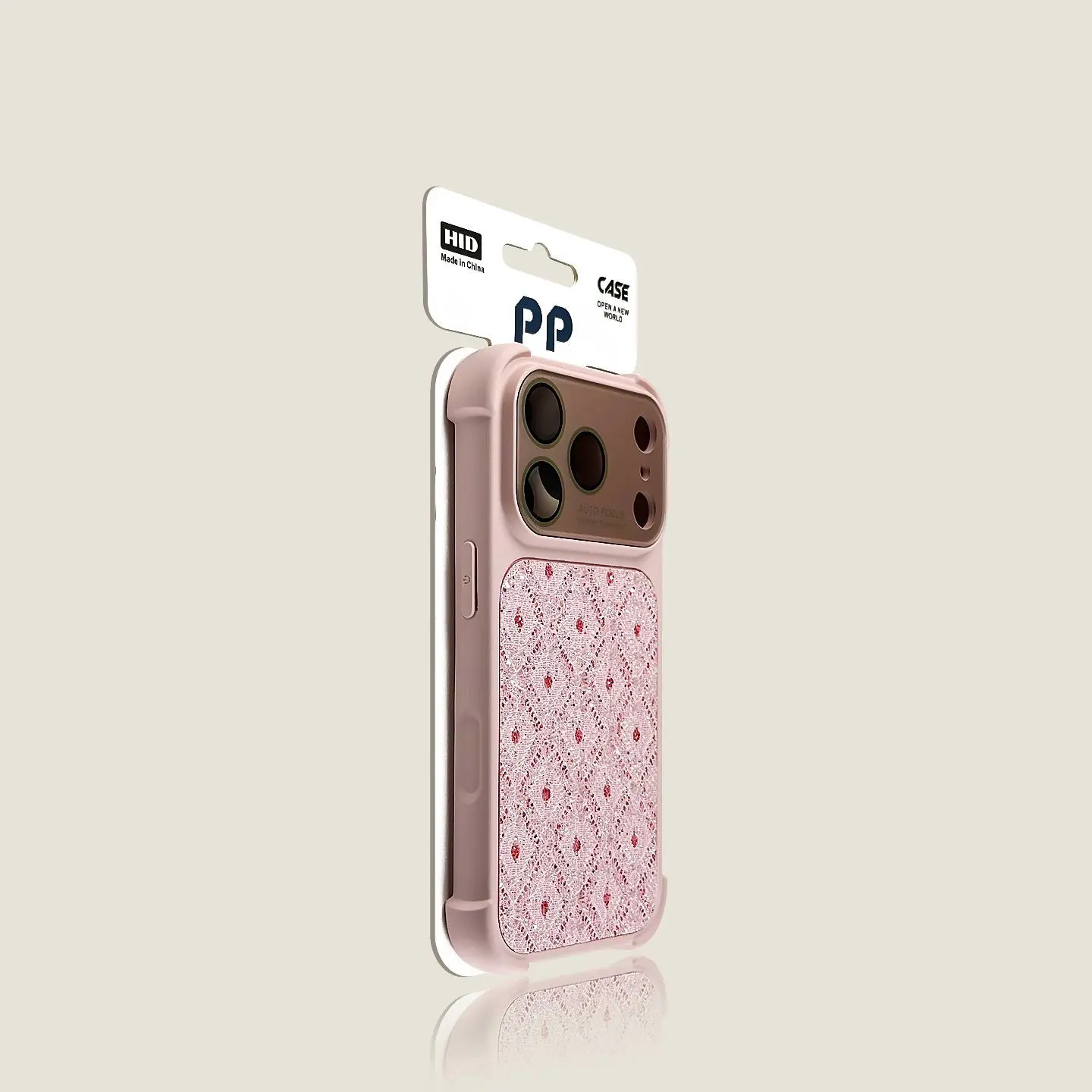 For iPhone 17 Series | Luxury Premium Craft Diamond Grid Sequin Shockproof Case with Reinforced Four Corners--3994