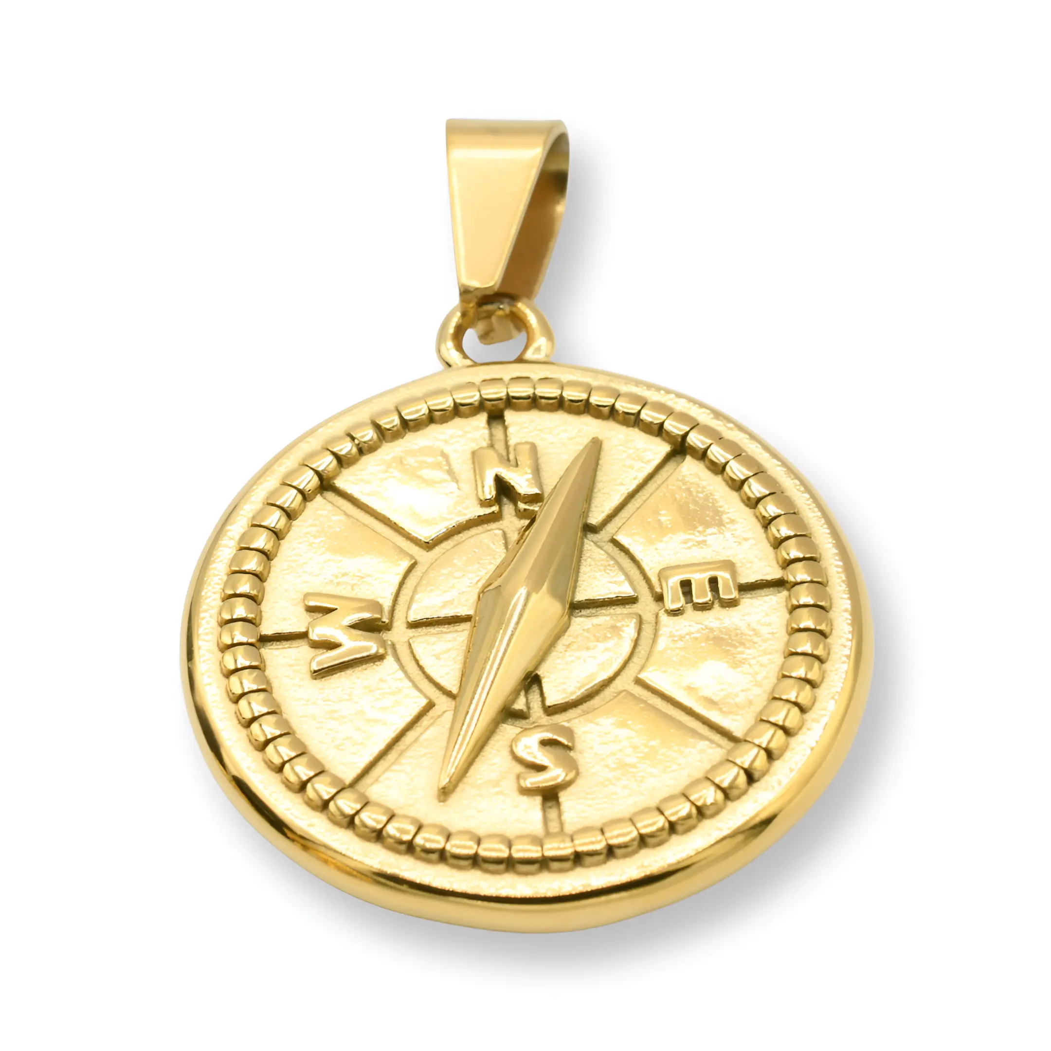 Compass Pendant - High Quality - Stainless Steel