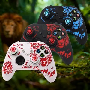 For Xbox Series X Gamepad Skin Laser Engraved Silicone Cover Perfect Fit for Xbox Series S Controller Case Joystick Accessories