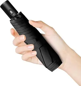 Travel Compact Umbrella, Folding Travel Umbrella for Rain and Shine Small, Windproof Automatic Open/Close, Portable Umbrellas