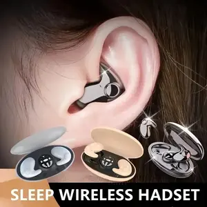 New Concept Ultra-Thin Wireless Sleep Earphones, Wireless Audio Earbuds, Bluetooth-compatible 5.4, HD High-Fidelity Sound, Compatible with Apple Android, Comfortable Fit, Sleep Earbuds