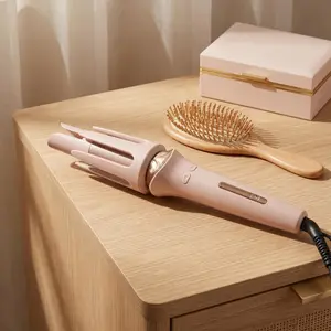 Professional Ceramic Curling Iron, 360-Degree Rotating Barrel, Adjustable Temperature for Women’s Hair Styling (Beauty & Personal Care Appliance)