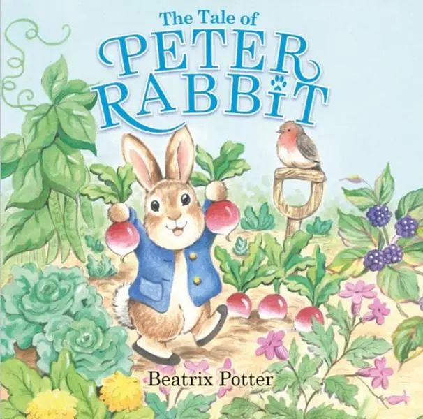 The Tale of Peter Rabbit by Beatrix Potter: English Classic Children’s Library Garden Adventure Storybook, Family Bedtime Paperback Picture Book with Vibrant Illustrations, Bedtime Stories
