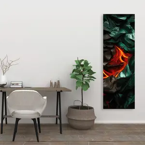 212 MAIN Pictorem C1RC2060QS92HB 20x60 in. Imminent Rupture - Red Bright Wall Arts, Artistic Print for Home Decor, Room Decoration