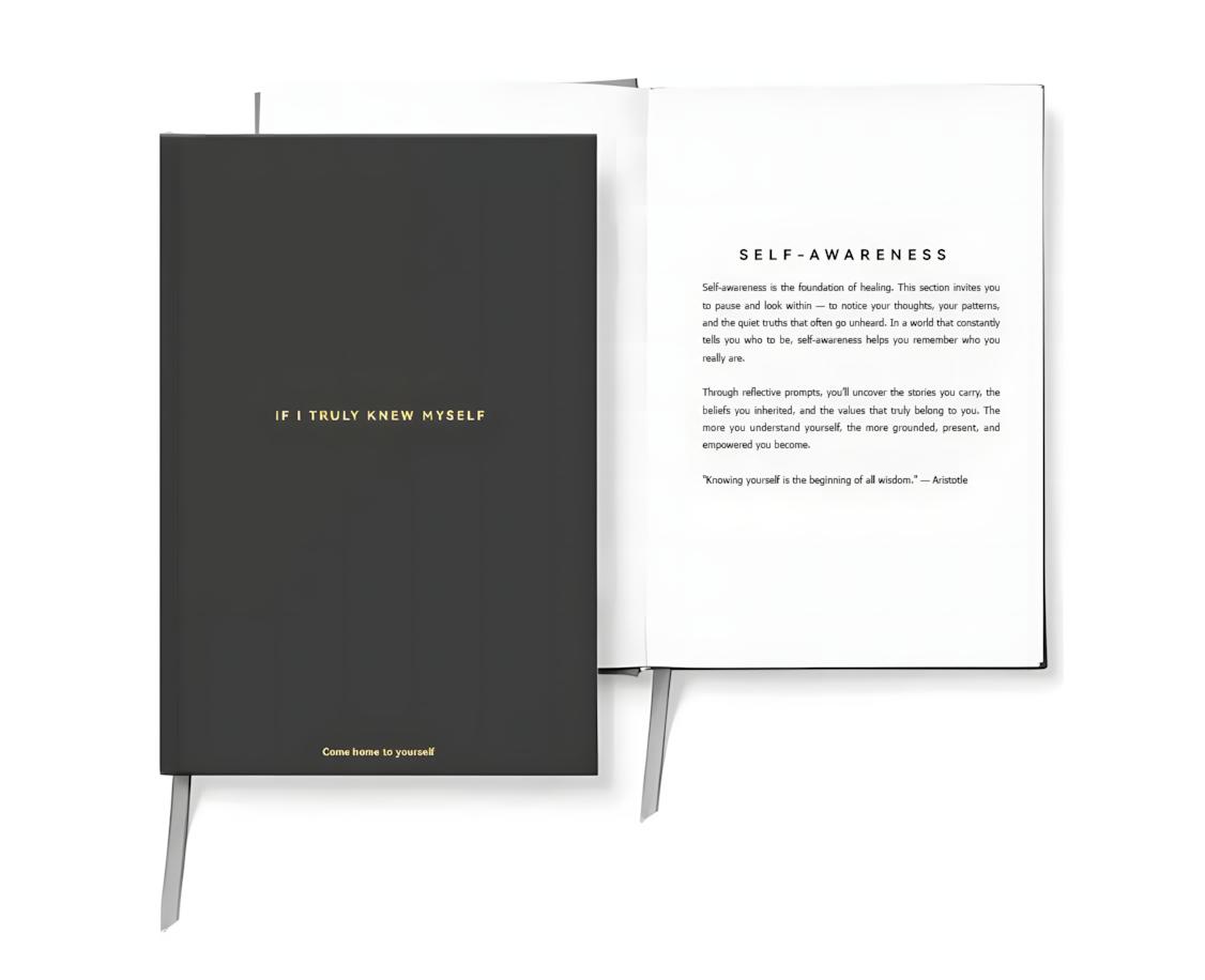 Romanticize Your Self-Care Journey , If I Truly Knew Myself Journal : The Viral Guided Journal for Deep Reflection & Inner Peace. Perfect for Daily Meditation & Personal Growth (Undated)