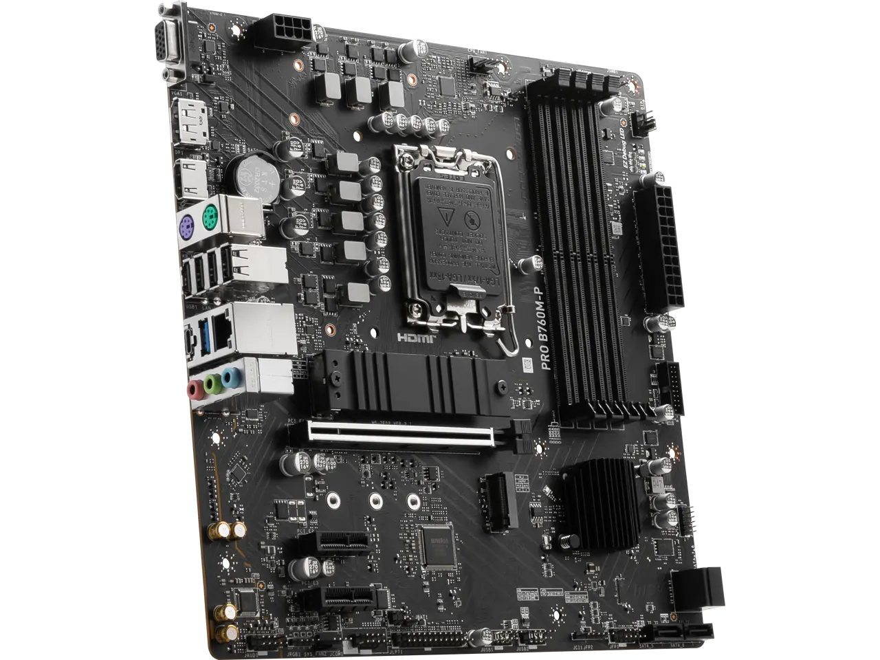 MSI PRO B760M-P LGA 1700 Intel B760 SATA 6Gb/s Micro ATX Motherboard