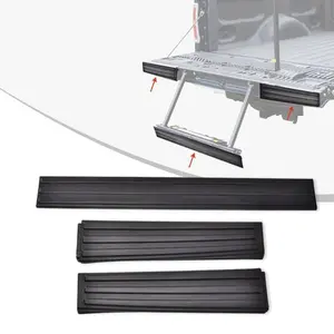 Fit For 2009-2014 Ford F150 Black Flexible Flex Step Tailgate Molding Trim