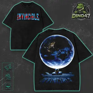 Mark Grayson - Invincible War Comics Graphic T-Shirt, Vintage Washed Hoodie Sweatshirt Tank Top Unisex, Casual Crewneck 100% Cotton Tee, Menswear Movie Merch